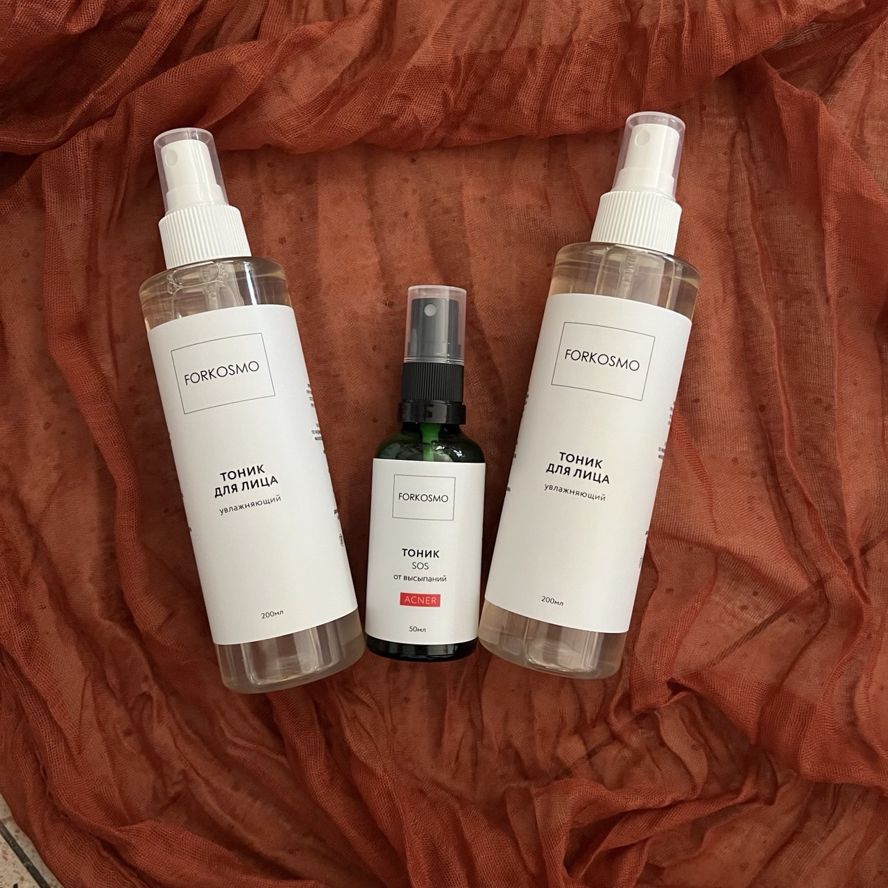 Тонизация - тоник с ниацинамидом и увлажняющий тоник